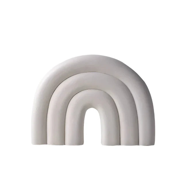 Pastel Rainbow Shape Vase