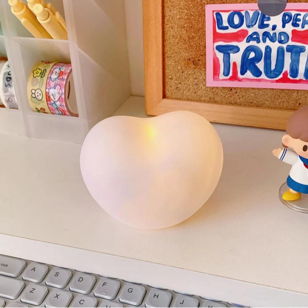 Heart Shape Bedside Lamp