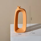 Abstract Ceramic Hollow Vase