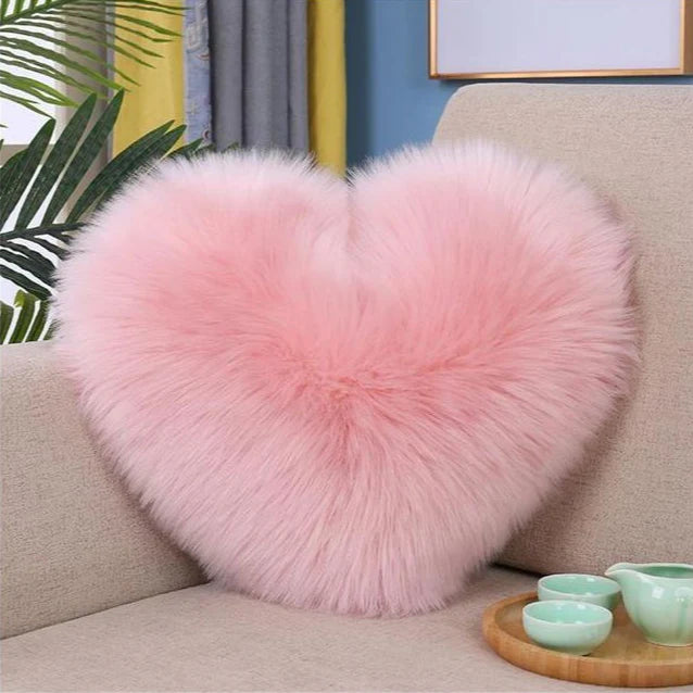 Plushy Heart Shape Pillow