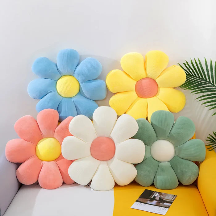 Plush Flower Cushion