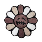 Black Sunflower Rug