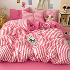 Vertical Stripe Bedding Set