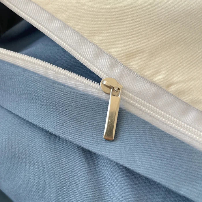 Two-Tone Cotton Bedding Set
