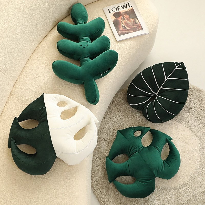Monstera Plush Pillow