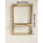 Wooden Framed Shelf