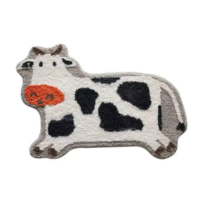 Kawaii Cow Rug