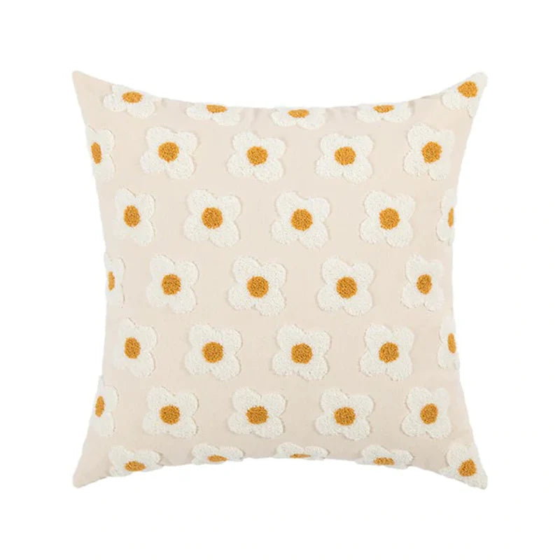 Floral Daisy Cushion Cover
