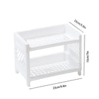 Double-Layer Desk Organizer