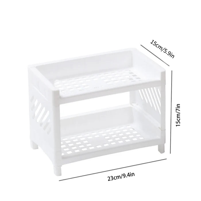 Double-Layer Desk Organizer