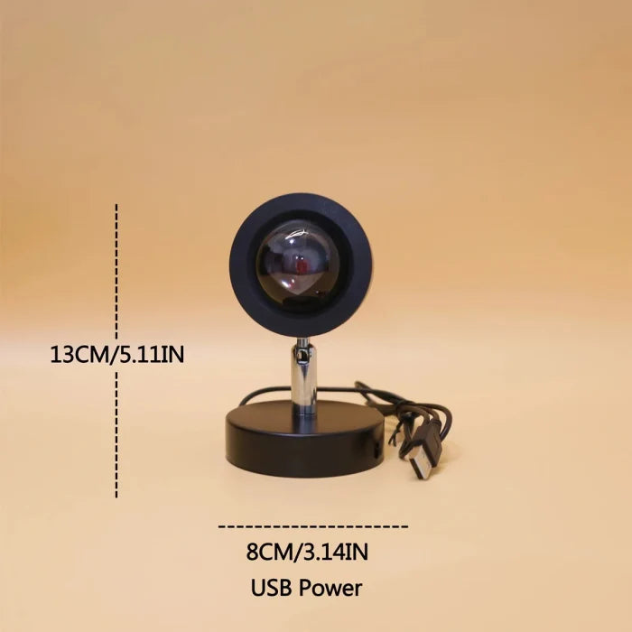 Aesthetic Red Heart LED Projector
