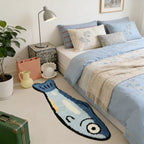 Fish Shaped Accent Rug