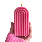 Rainbow Aesthetic Candle