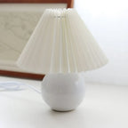 Pleated Bedside Lamp
