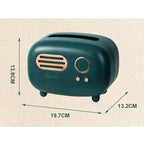 Vintage Radio Tissue Box