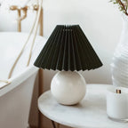 Pleated Bedside Lamp