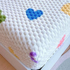 Soft Rainbow Bed Cover