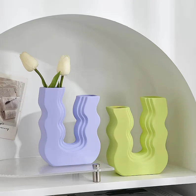 Groovy Ceramic Vase
