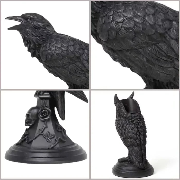 Goth Girl Candle Holder