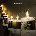 LED String Lights With Photo Clippers