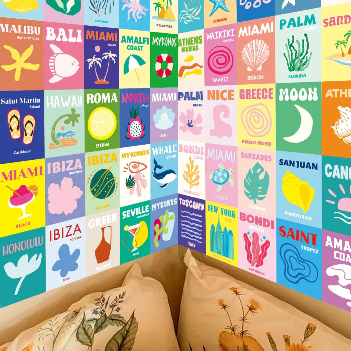 Travel Wall Collage
