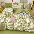 Vertical Stripe Bedding Set