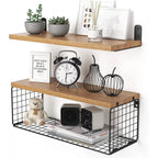Double Level Wall Shelf