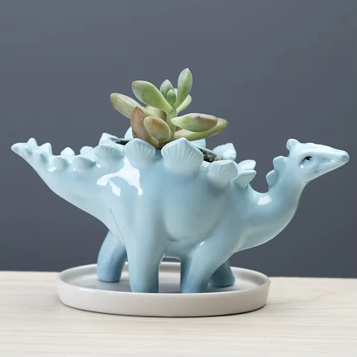 Stegosaurus Flower Pot
