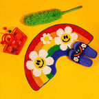 Rainbow Flower Rug