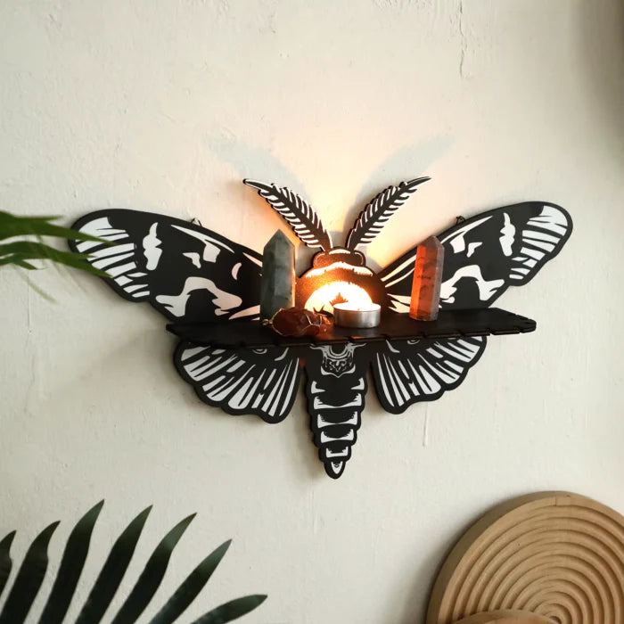 Death Moth Wall Shelf