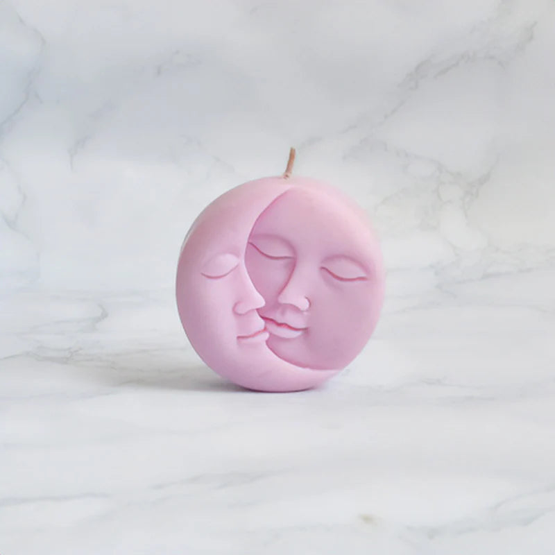 Sun and Moon Candle Mold
