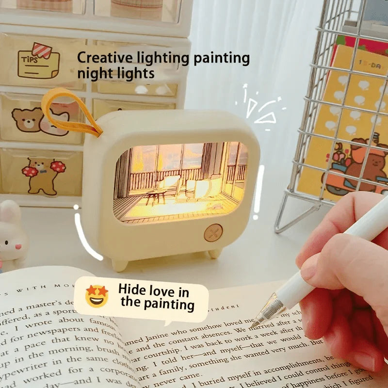 Mini TV Night Light