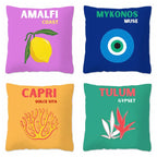 Travel Book Inspired Pillow Case