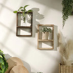 Wooden Framed Shelf