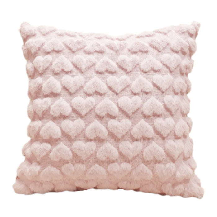 Soft Hearts Pillow Case