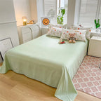 Minty Floral Bedding Set