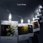 LED String Lights With Photo Clippers