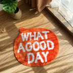 Orange Positive Vibes Rug