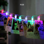 LED String Lights With Photo Clippers