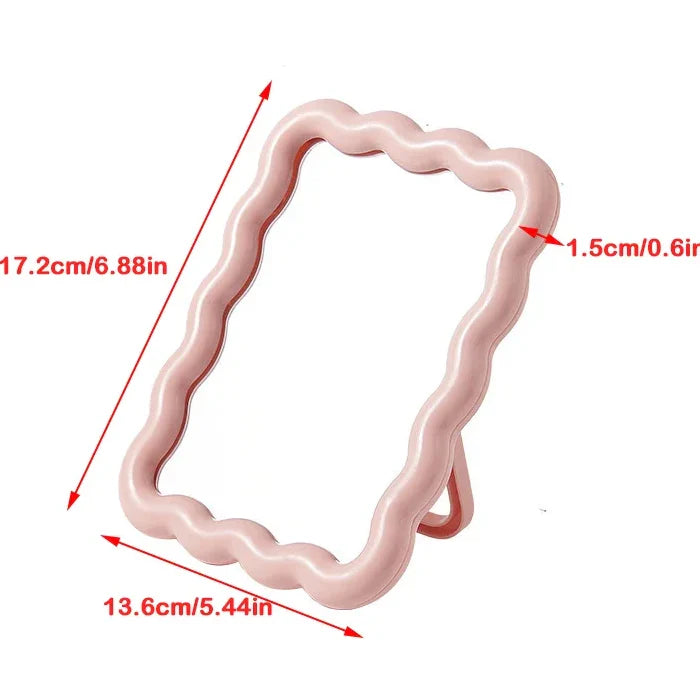 Pastel Wavy Mirror