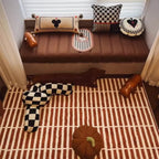 Brown Retro Rug