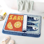 Sardine Girl Aesthetic Floor Rug