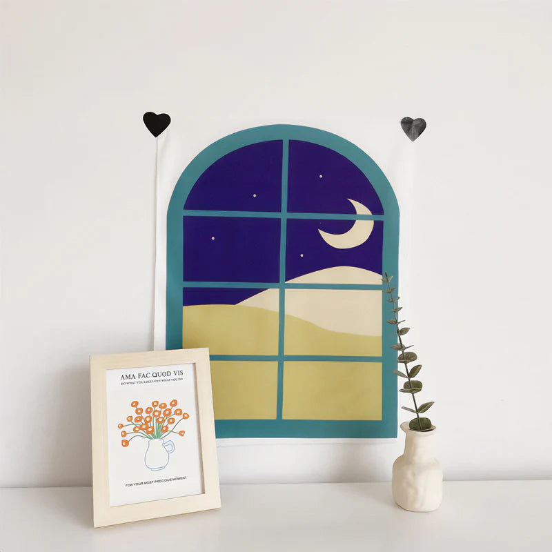 Aesthetic Window Tapestry