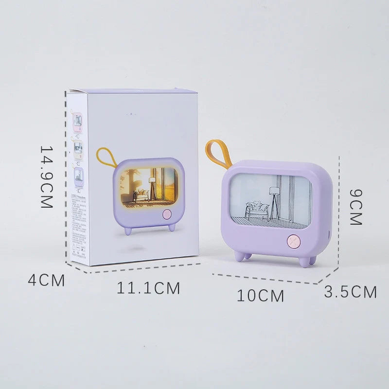 Mini TV Night Light