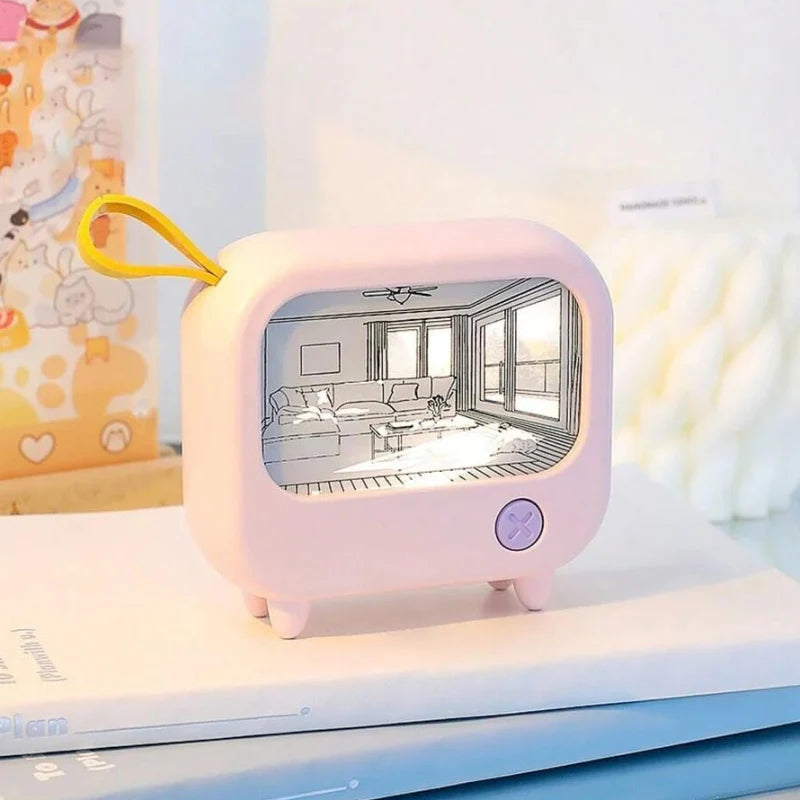 Mini TV Night Light