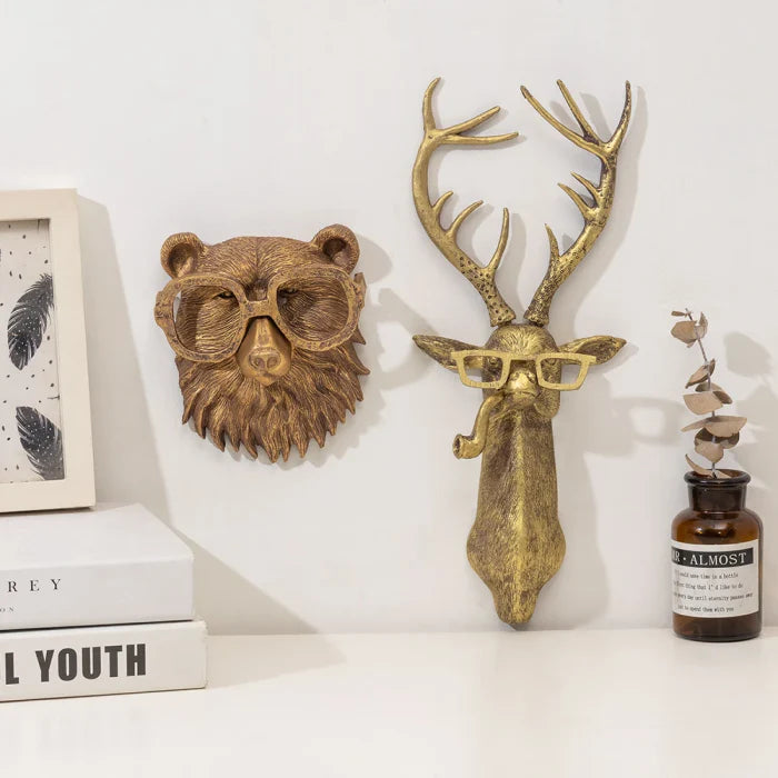 Golden Animal Wall Decor