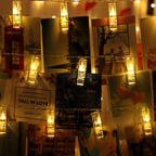 LED String Lights With Photo Clippers