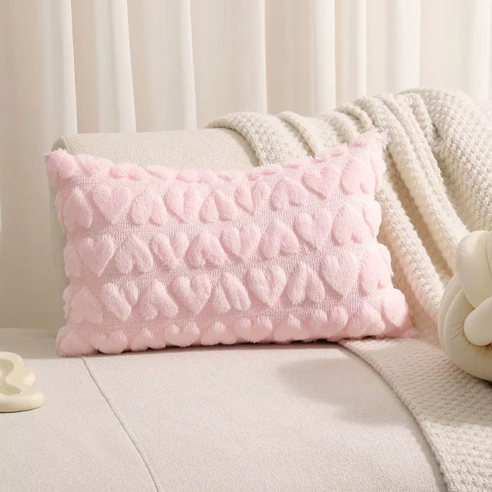 Soft Hearts Pillow Case