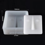 Abstract Face Candle Mold
