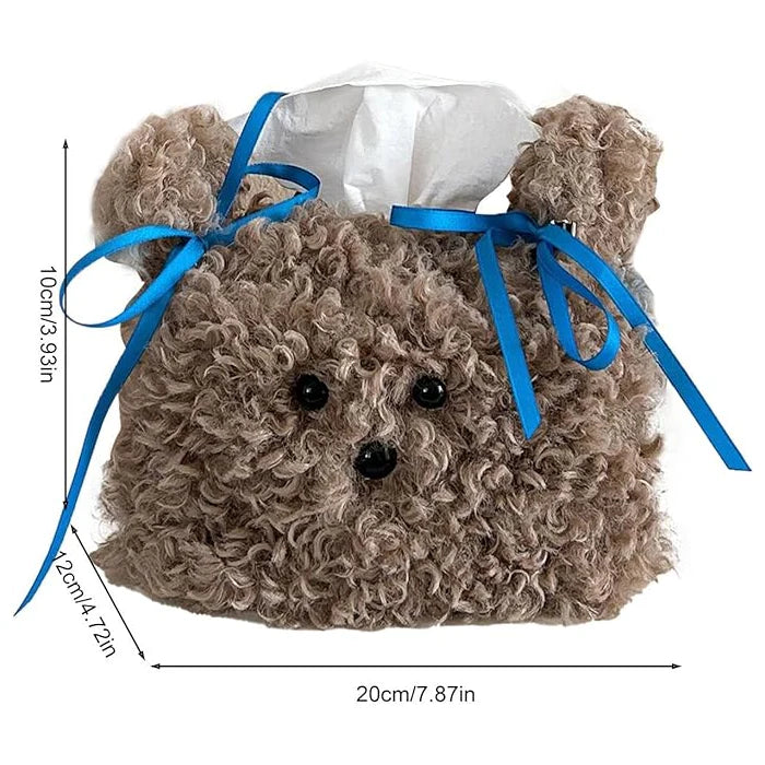 Plush Puppy Tissue Box